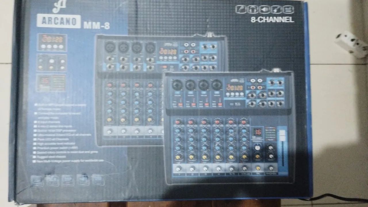 Mesa de Som 8 Canais Arcano MM-8 - Foto 4