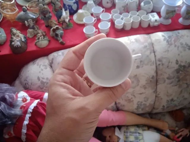 Conjunto de xícaras de café em porcelana fina linds 6 unidades antigos. - Foto 5
