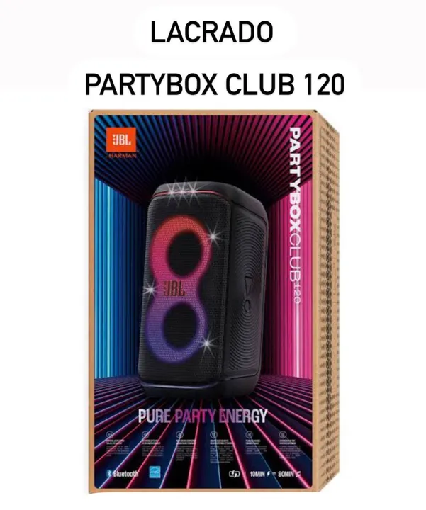 Caixa de Som JBL Partybox Club 120 - Lacrada!