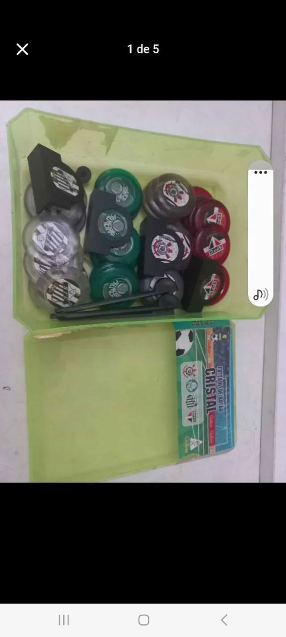 Jogo de botão guliver antigo no estado 