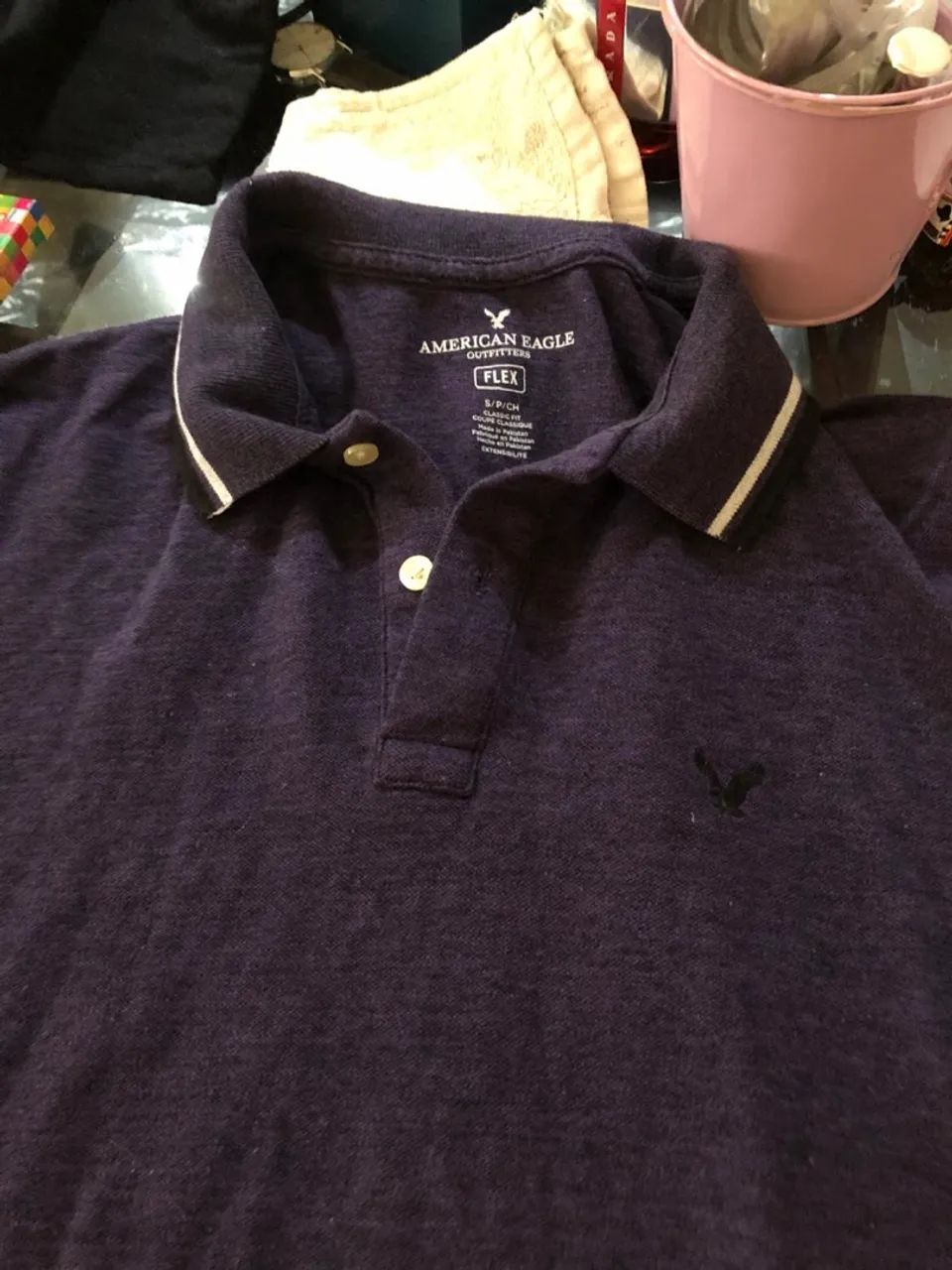 Polo American Eagle Roxa - Foto 2