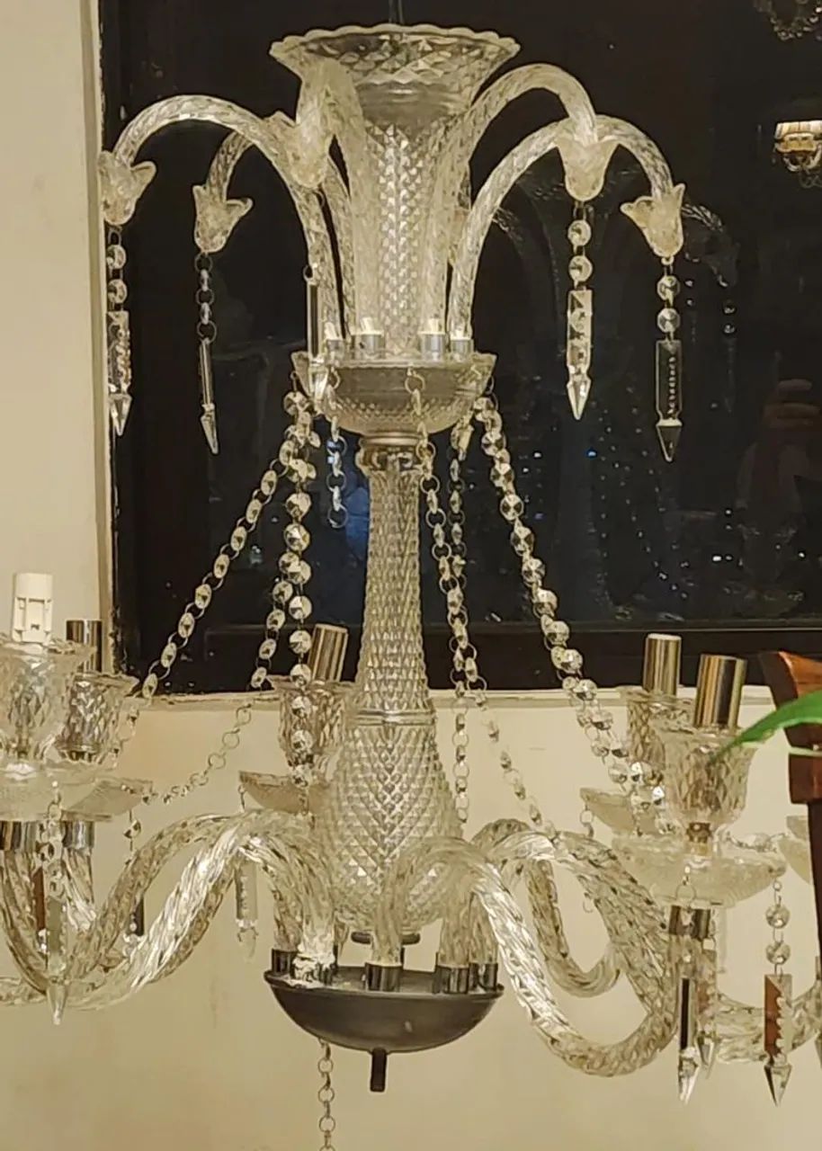 Lustre de Cristal Clássico