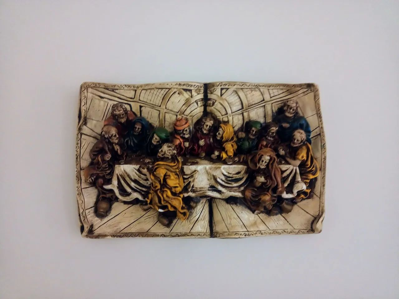 Quadro Decorativo A Última Ceia (Gesso)