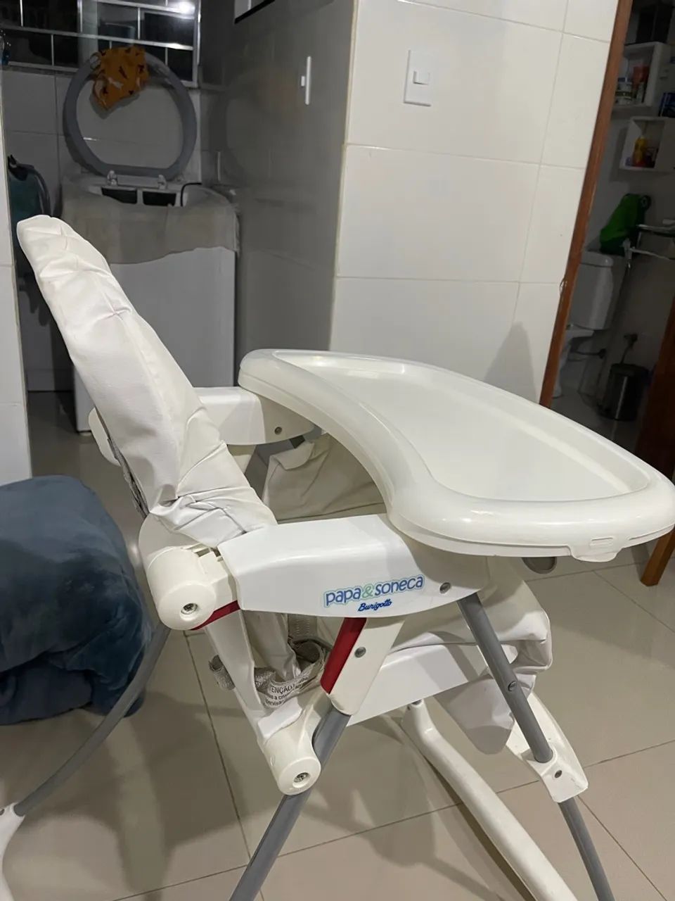 Cadeirinha de Alimentação Bebê - Usada - Foto 5