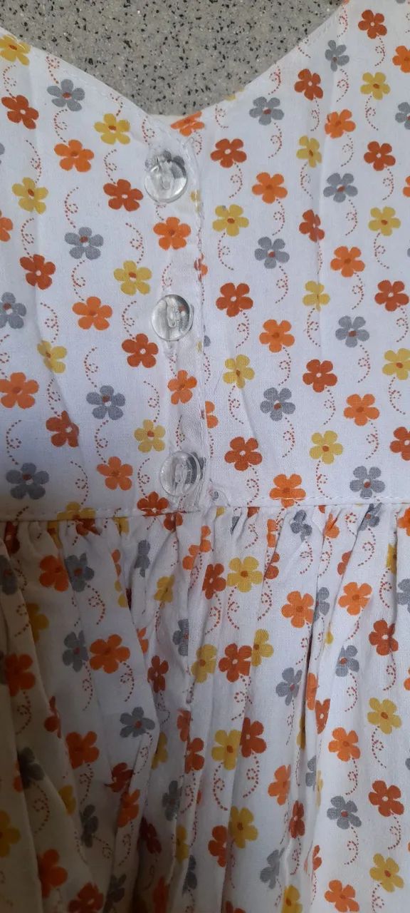 Vestido infantil flor - Foto 4