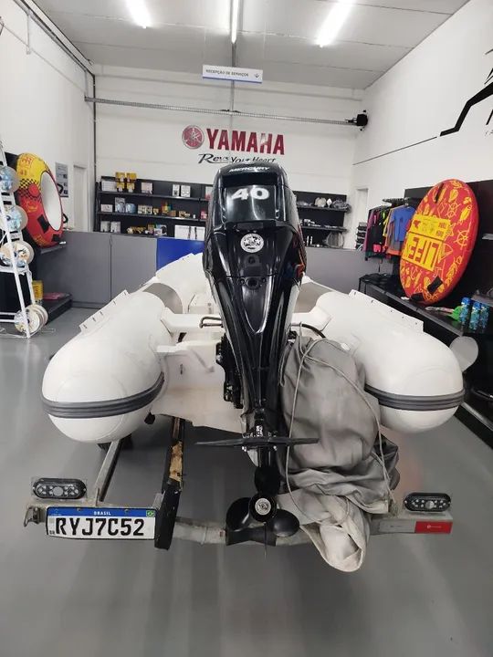 Bote inflável Zefir 3.6 sport usado - Foto 3