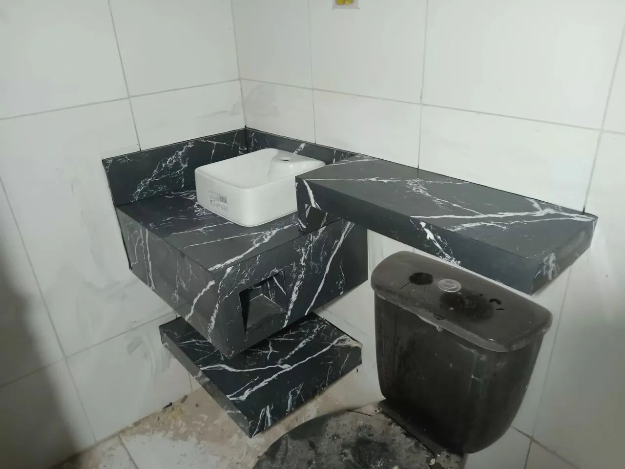 Pia em porcelanato pra banheiro  - Foto 3