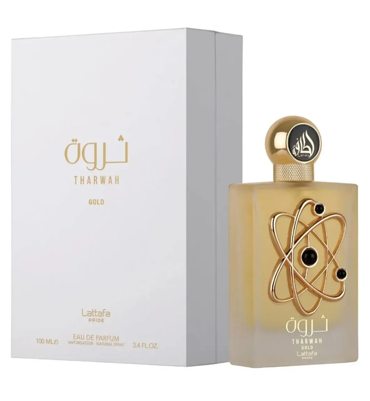 Perfume Tharwah Gold Lattafa Pride 100ml PARCELO