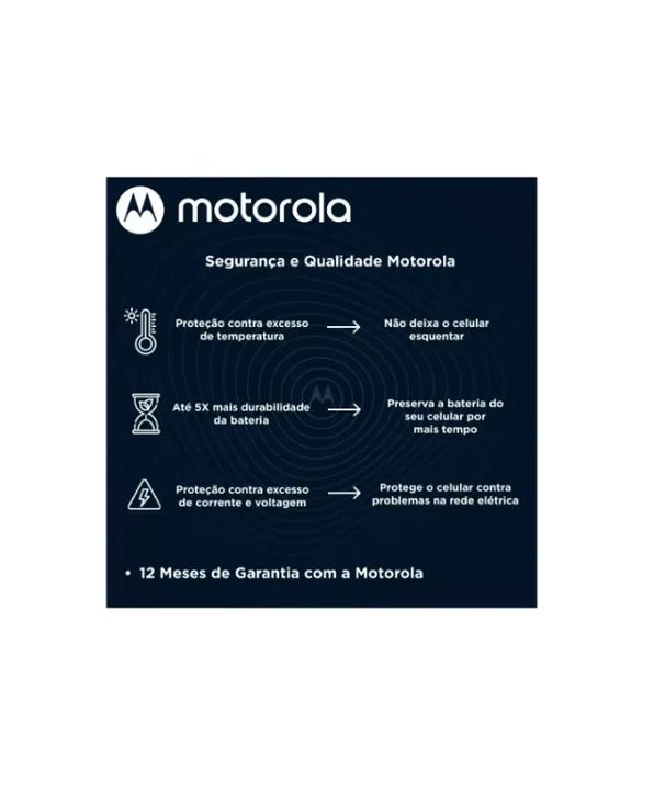 CARREGADOR 1 USB + 1 CABO USB X TIPO-C 10W FAST CHARGE MOTOROLA SJSC47-C SC-47 ORIGINAL - Foto 3