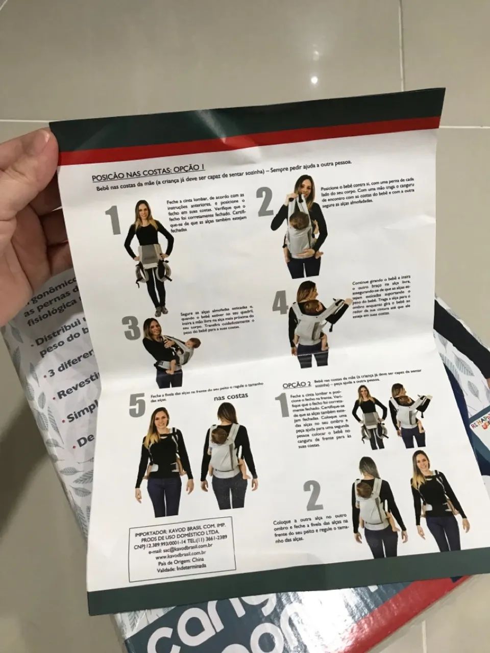 Canguru Ergobaby Marca KaBaby - Conforto e Segurança para o seu bebê - Foto 3