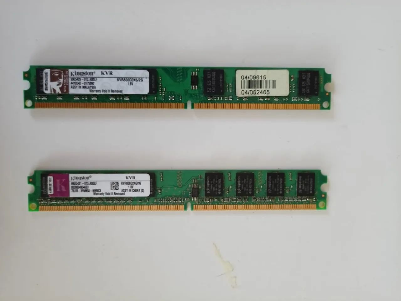 Lote de memórias RAM diversas - Foto 2