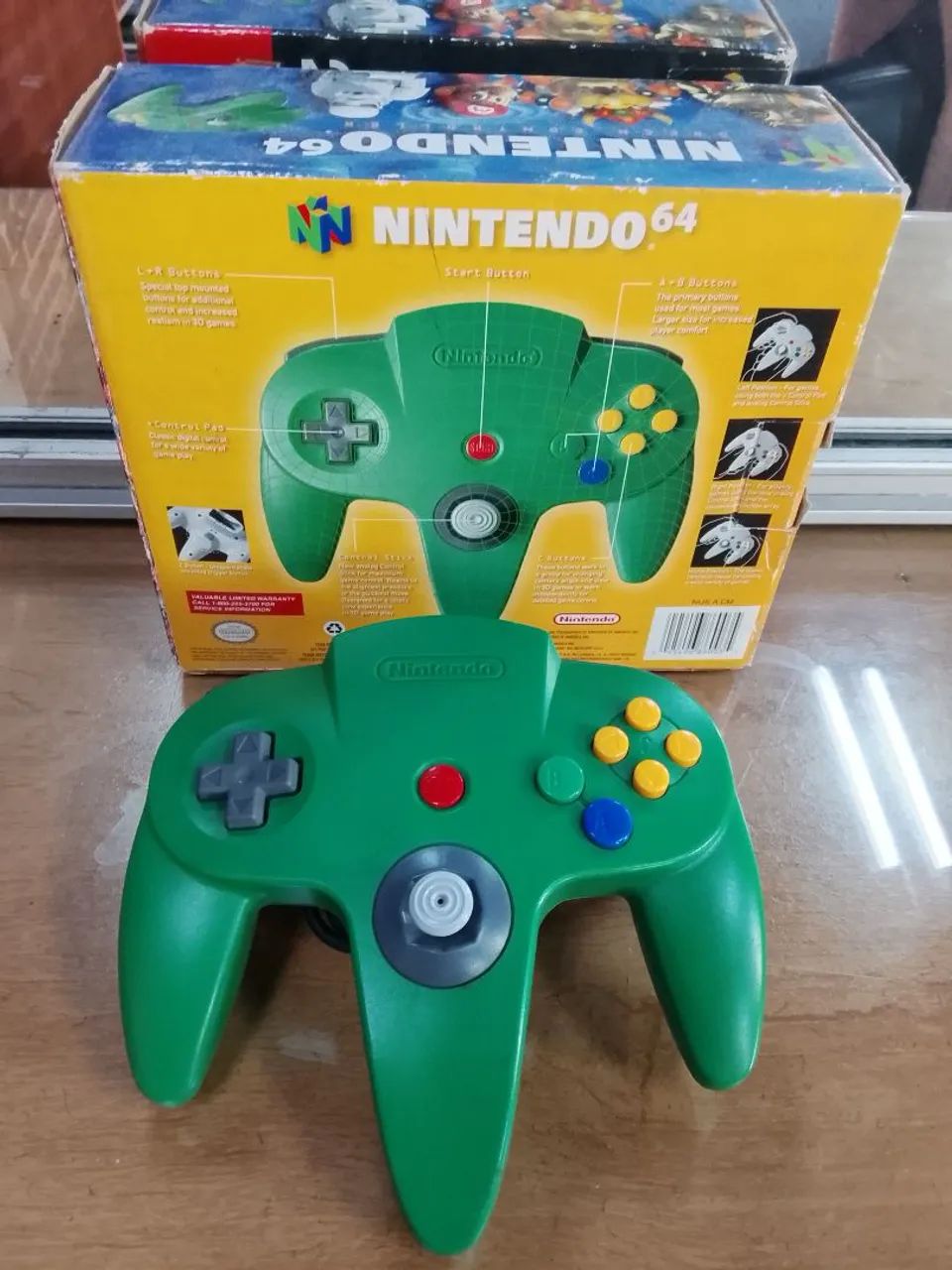 Controle Nintendo 64 verde - Foto 2