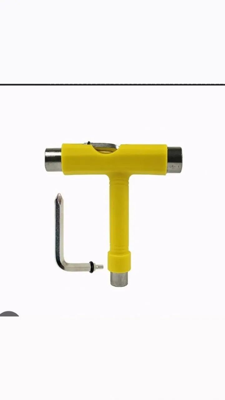 Chave de Skate T-Tool Amarela