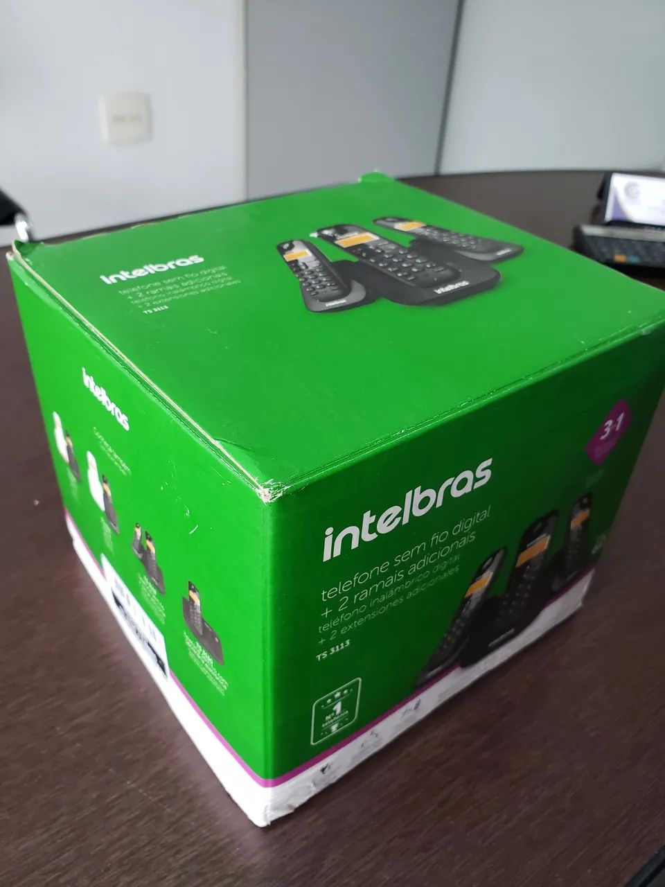 3 Telefones Fixos Intelbras - Semi novo - Foto 3