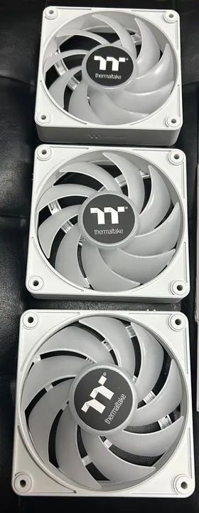 Fan Thermaltake Ex Ct120 Argb - Pack Com 3 fans - Branca  - Foto 5