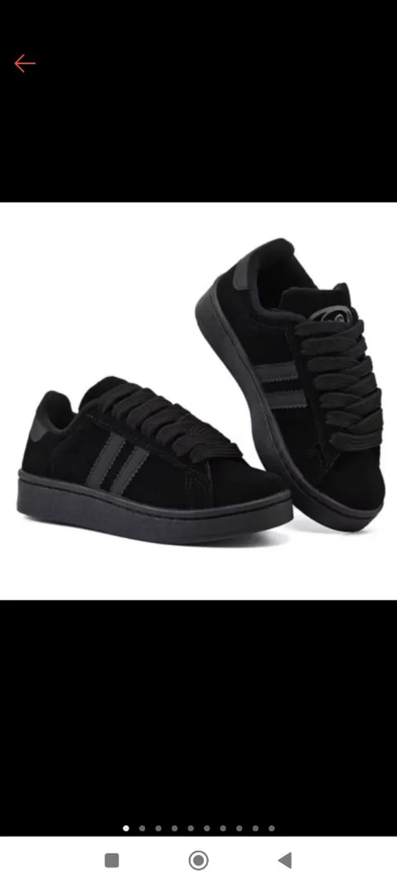 Tênis Casual Masculino Preto