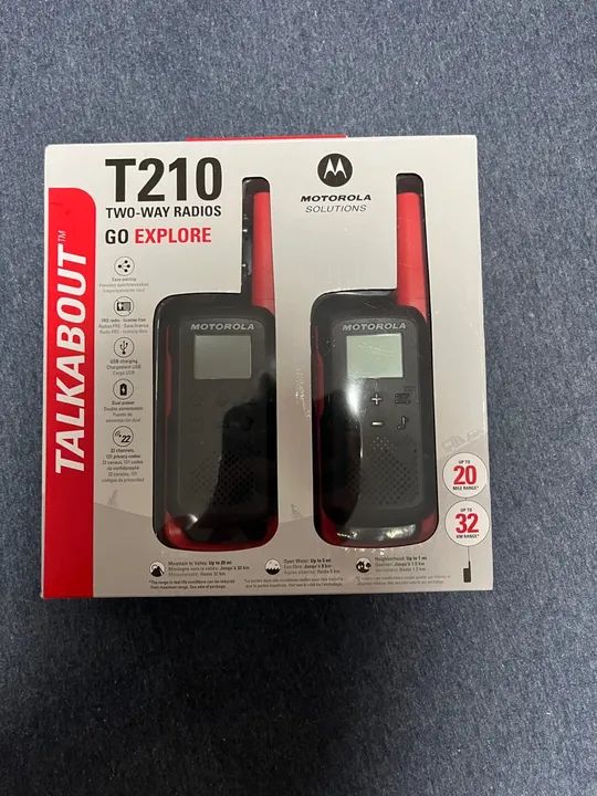 Motorola Talkabout T210 - Rádio HT - Novo