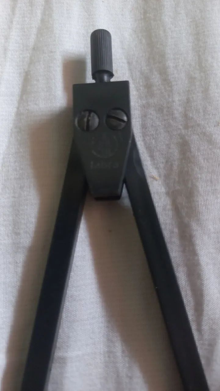 Antigo compasso escolar labra antiguidade sem uso antigo material escolar anos 80/90/2000 - Foto 2