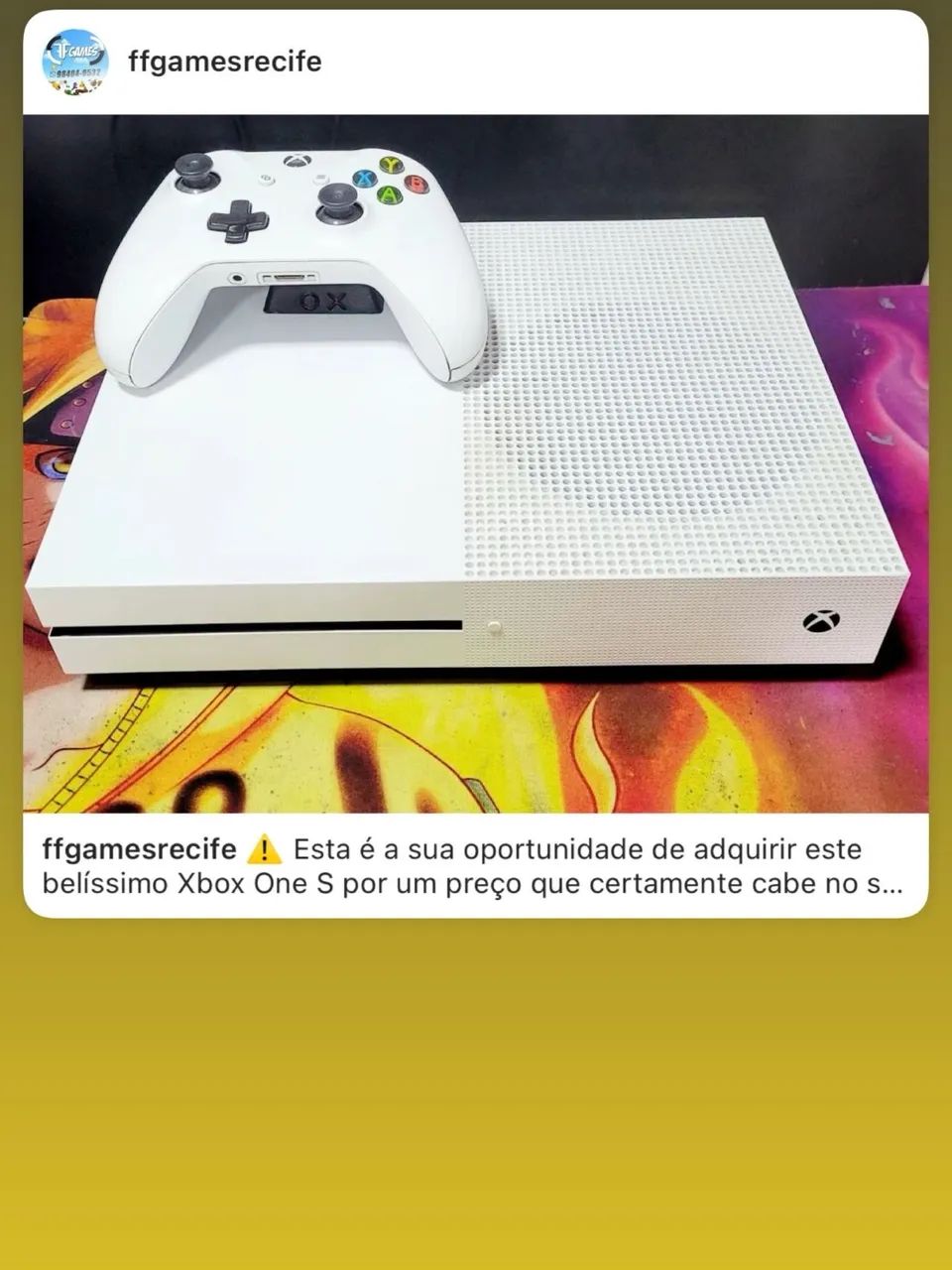 Xbox One s Completo + Garantia