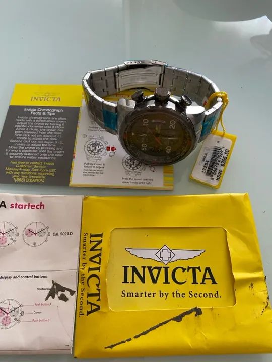  Relógio invicta original zerado série especial aviator - Foto 3