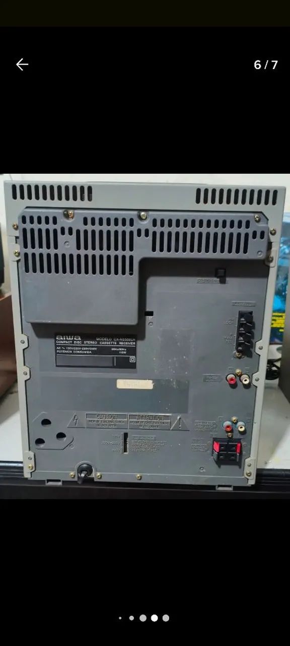 Som Aiwa NSX-S559 - funcionando leia descrição  - Foto 4