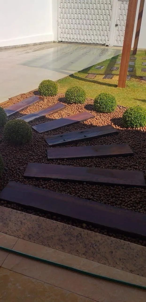 Caminho de Jardim de dormente - 31 34973931 / * - Foto 5