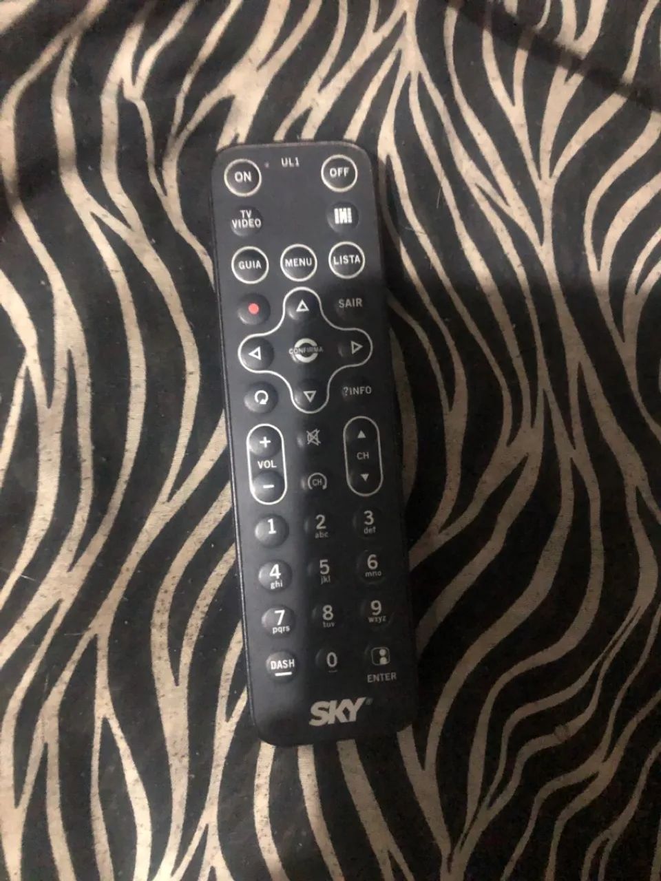 Controle Remoto para TV funciona perfeitamente, novo 
