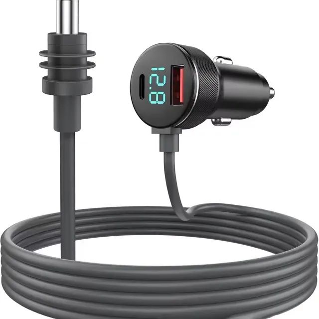 Cabo Starlink Acendedor, com voltimetro e USB 2 metros