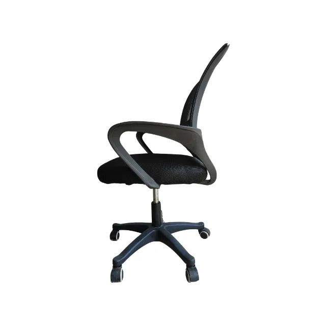 Cadeira giratória de escritório estofada com encosto e apoio de braços - Foto 5