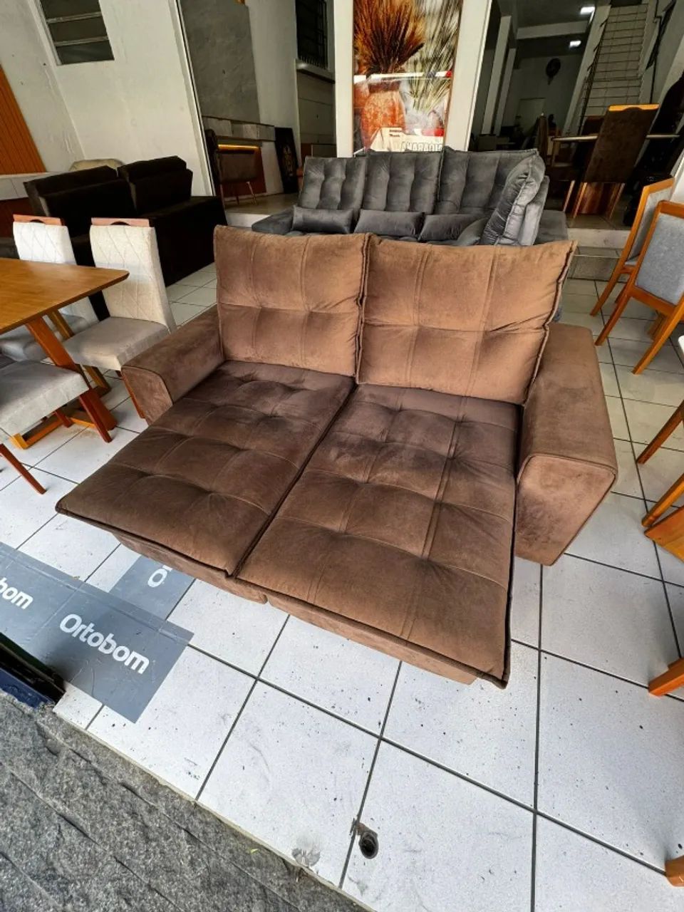 sofa retratil e reclinavel a pronta entrega 