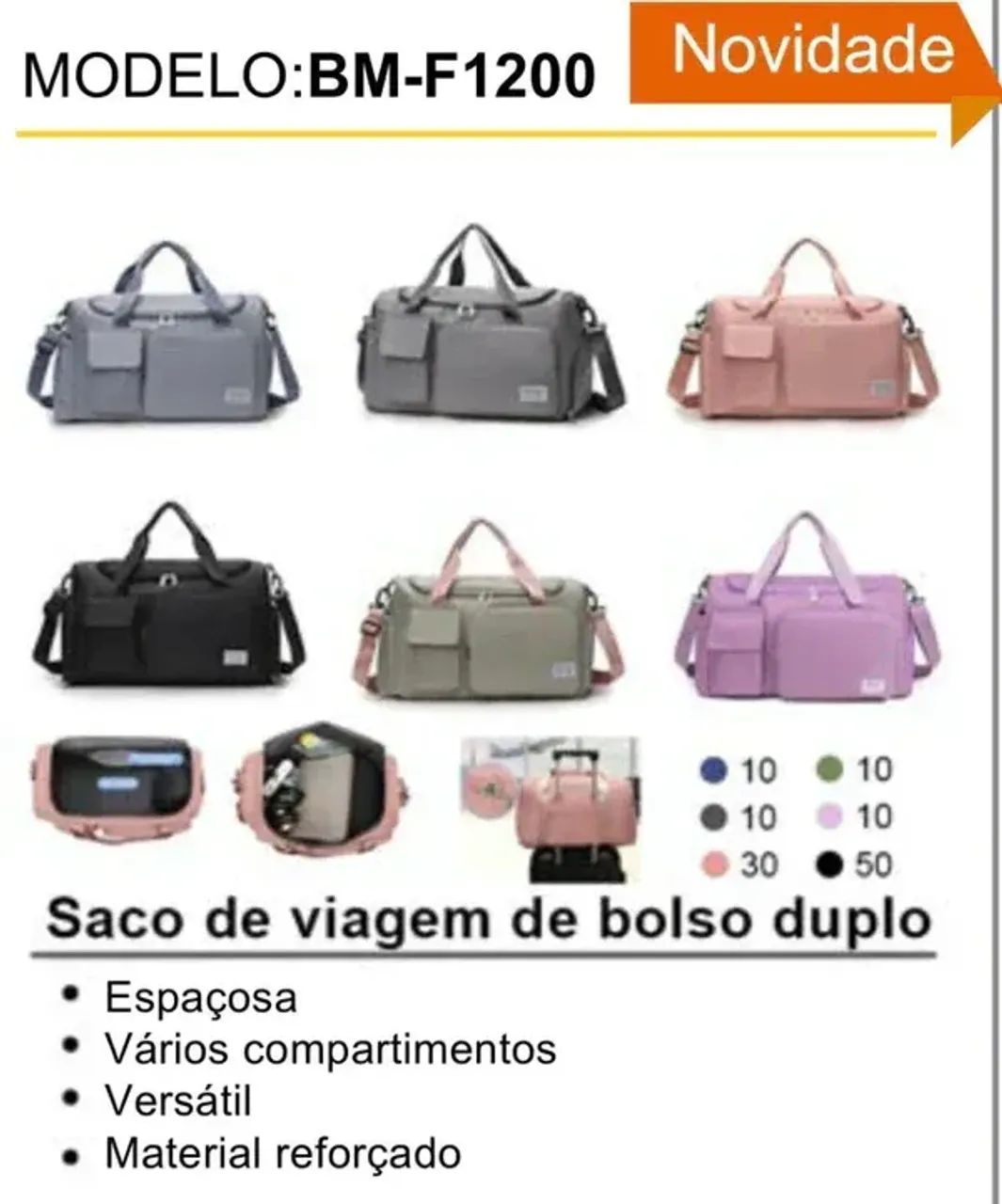 BOLSA BMAX ORGANIZADORA P/ VIAGEM BM-F1200