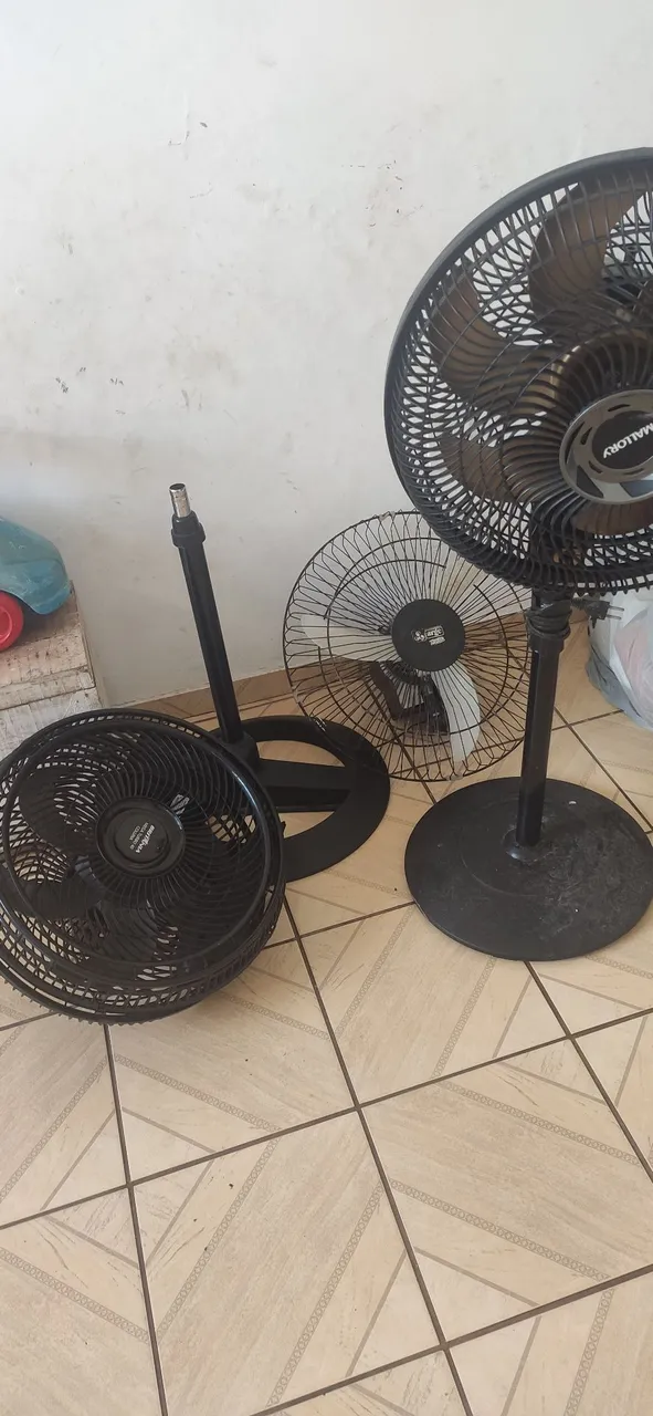 Ventiladores de coluna e mesa - Ótimo estado