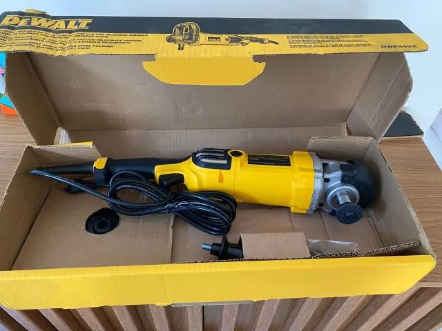Lixadeira e Politriz DeWalt Angular 7 e 9 pol. 1.250 Watts DWP849X-BR 110V 