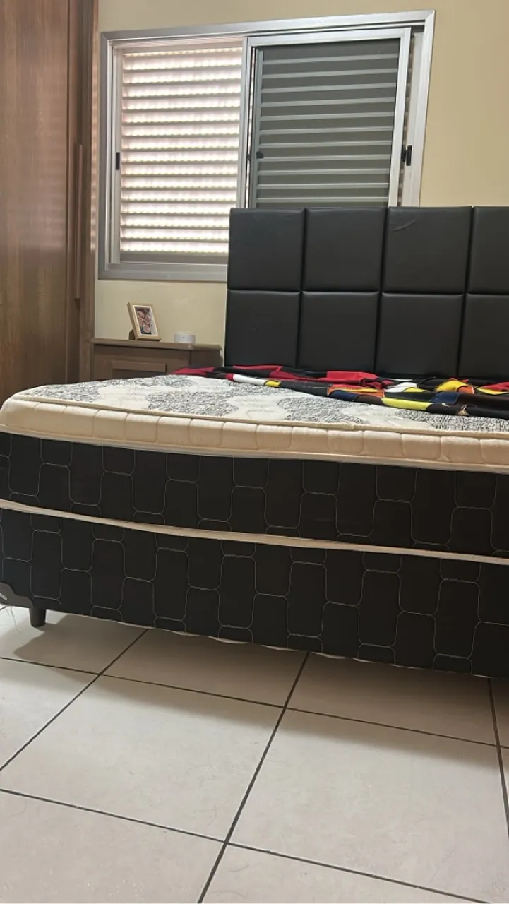 Cama Box com Cabeceira Estofada