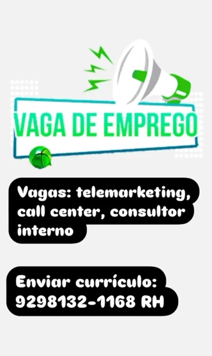 VAGAS DE EMPREGO