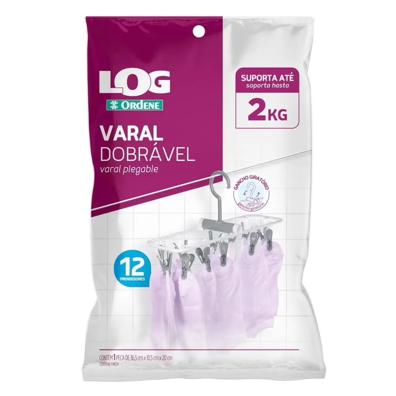 Varal Dobrável Para com 12 Prendedores Faço Entregas!