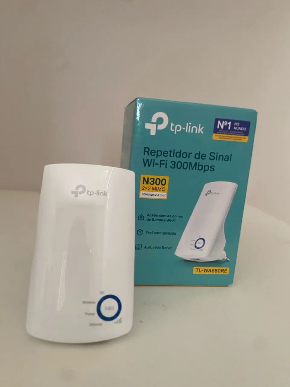 Repetidor De Sinal Wifi Tp-link 300mbps N300 Cor Branco - Foto 3