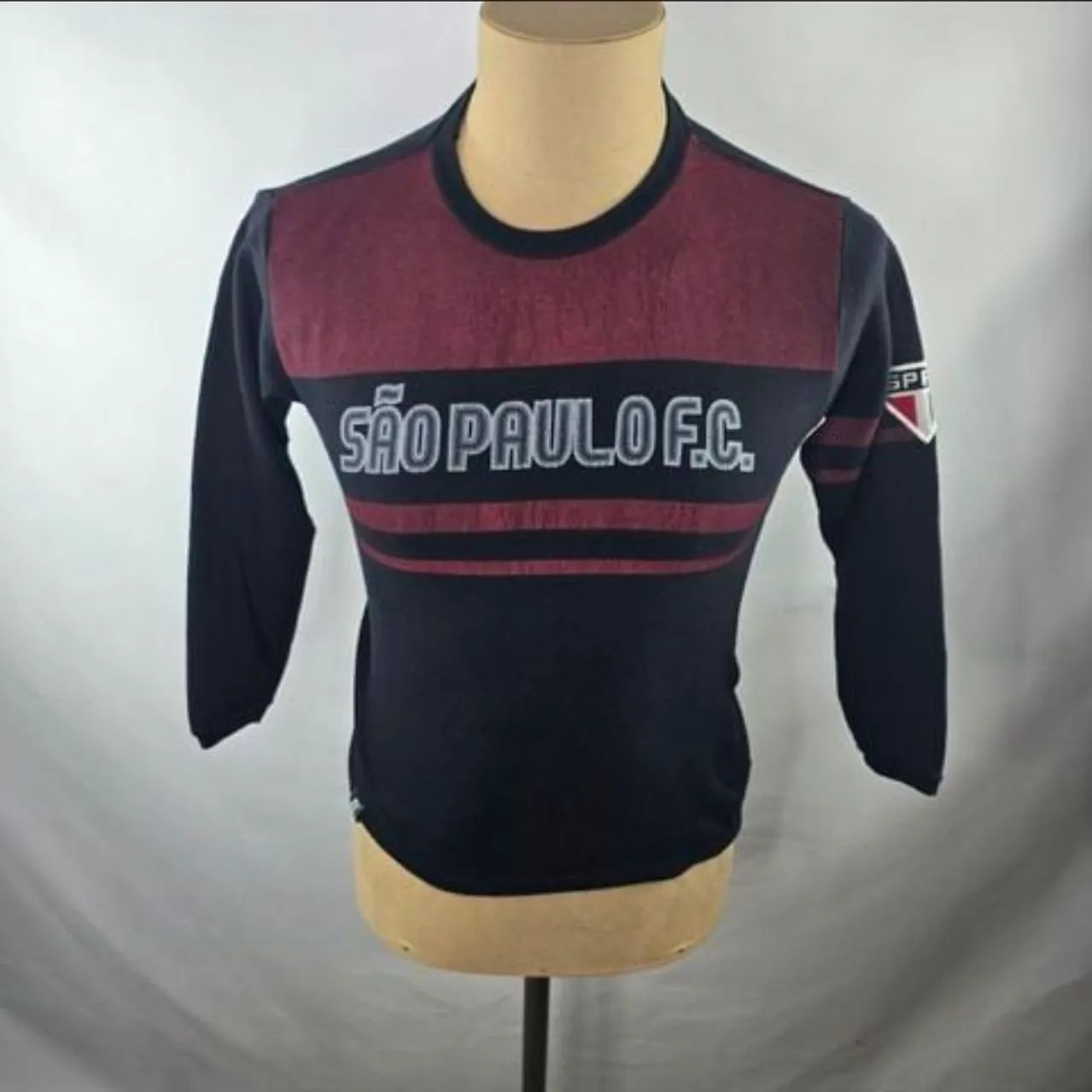 Blusa moletom spfc infantil 6 a 8 anos menino