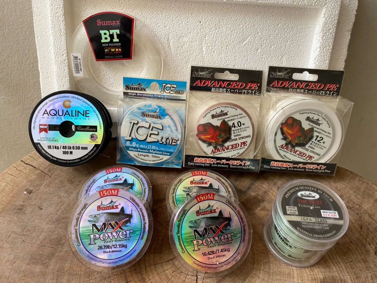 Linha de Pesca Sumax - Diversos Modelos e Tamanhos