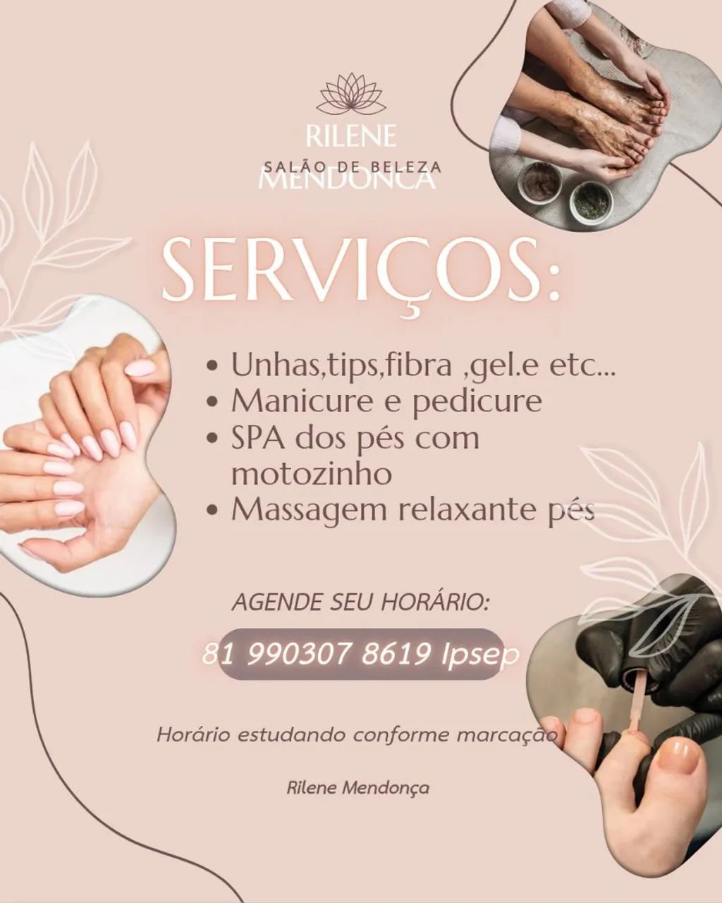 Unha em gel ,SPA dos pés, limpeza de pele é  só agendar horário,  atendemos também a domi - Foto 5