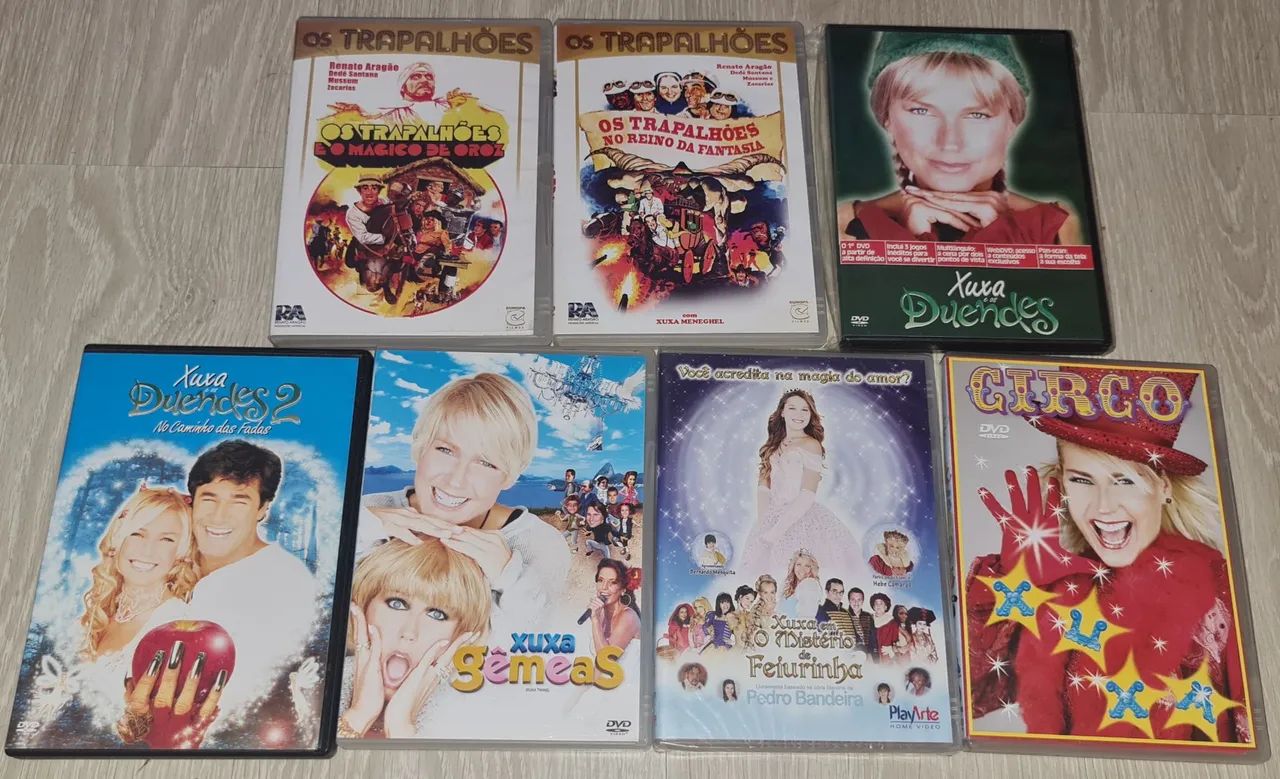 Lote DVDs Xuxa 