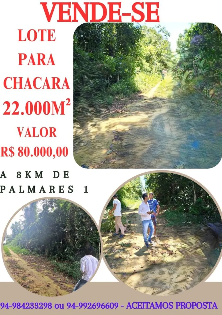 Lote para Chacara