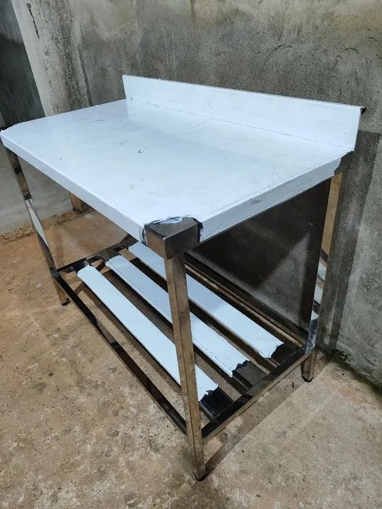 Mesa inox  1.20x60  A PRONTA ENTREGA 