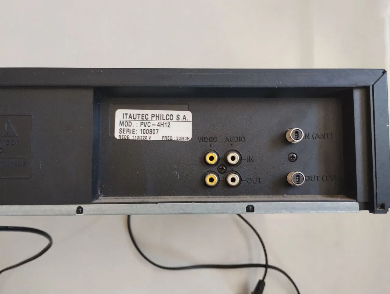 Vídeo Cassete Philco 4head-da PVC-4h12 com Controle Remoto VHS  - Foto 4