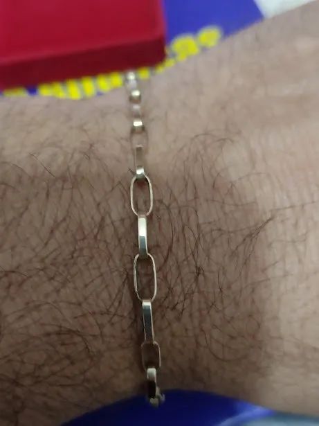 Pulseira Maciça Baquert 7 Gramas 4 mm 21 Cm                                    - Foto 6