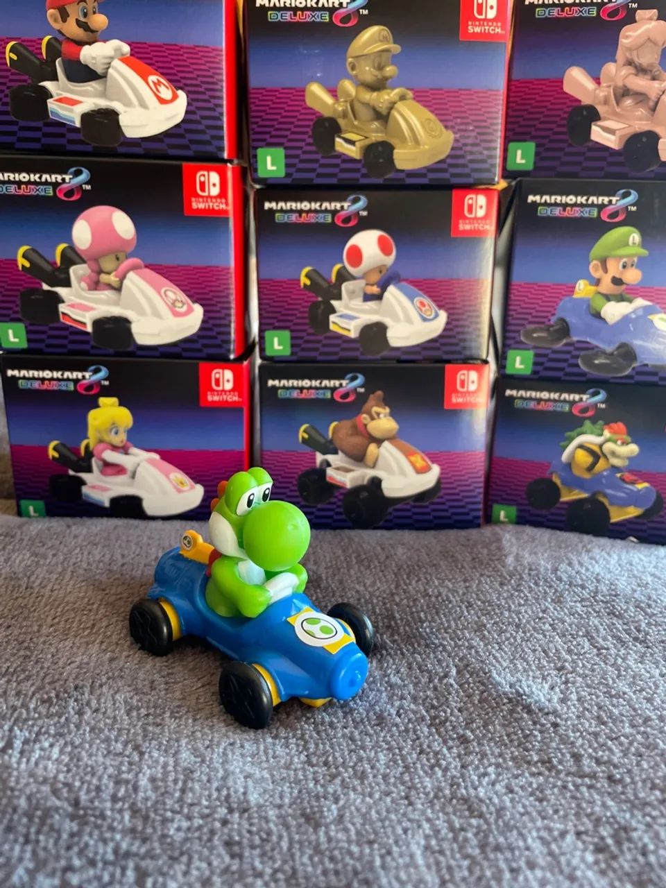 Coleção Mario Kart Deluxe - Todas Miniaturas - Foto 2
