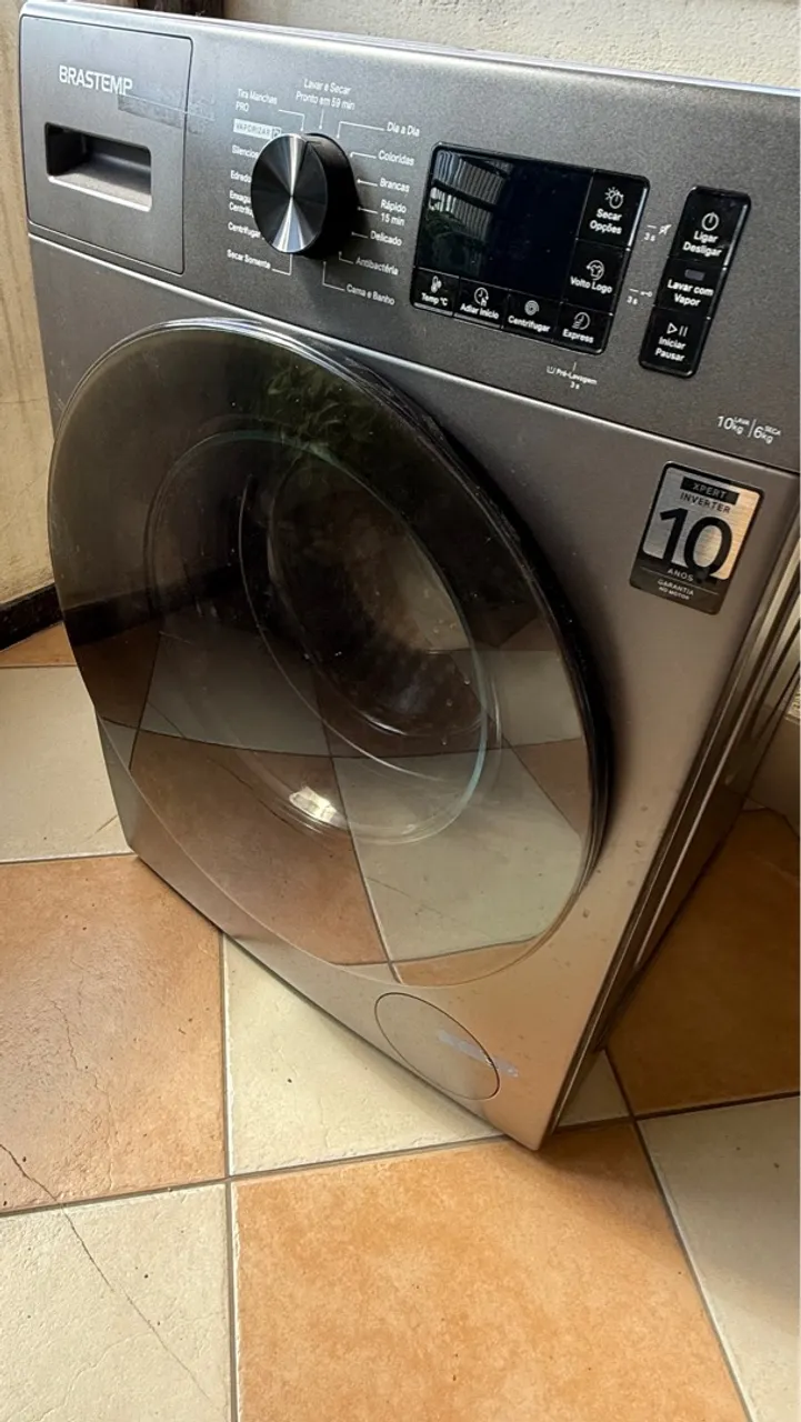 Lava e seca Brastemp 10kg Inverter 220v!