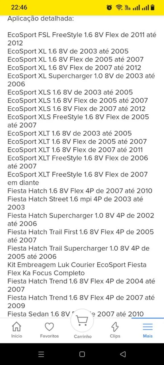 Embreagem para ford 1.0 a 1.4 e 1.6 - Foto 3