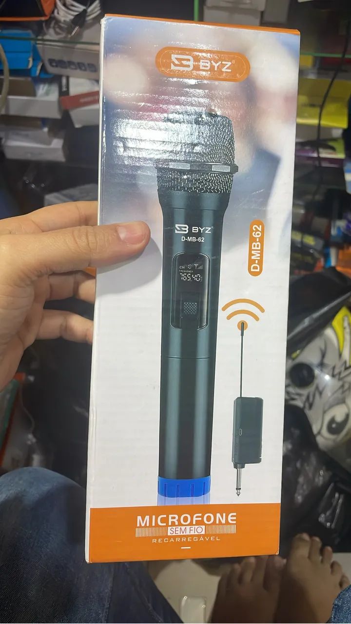 Microfone sem fio digital 