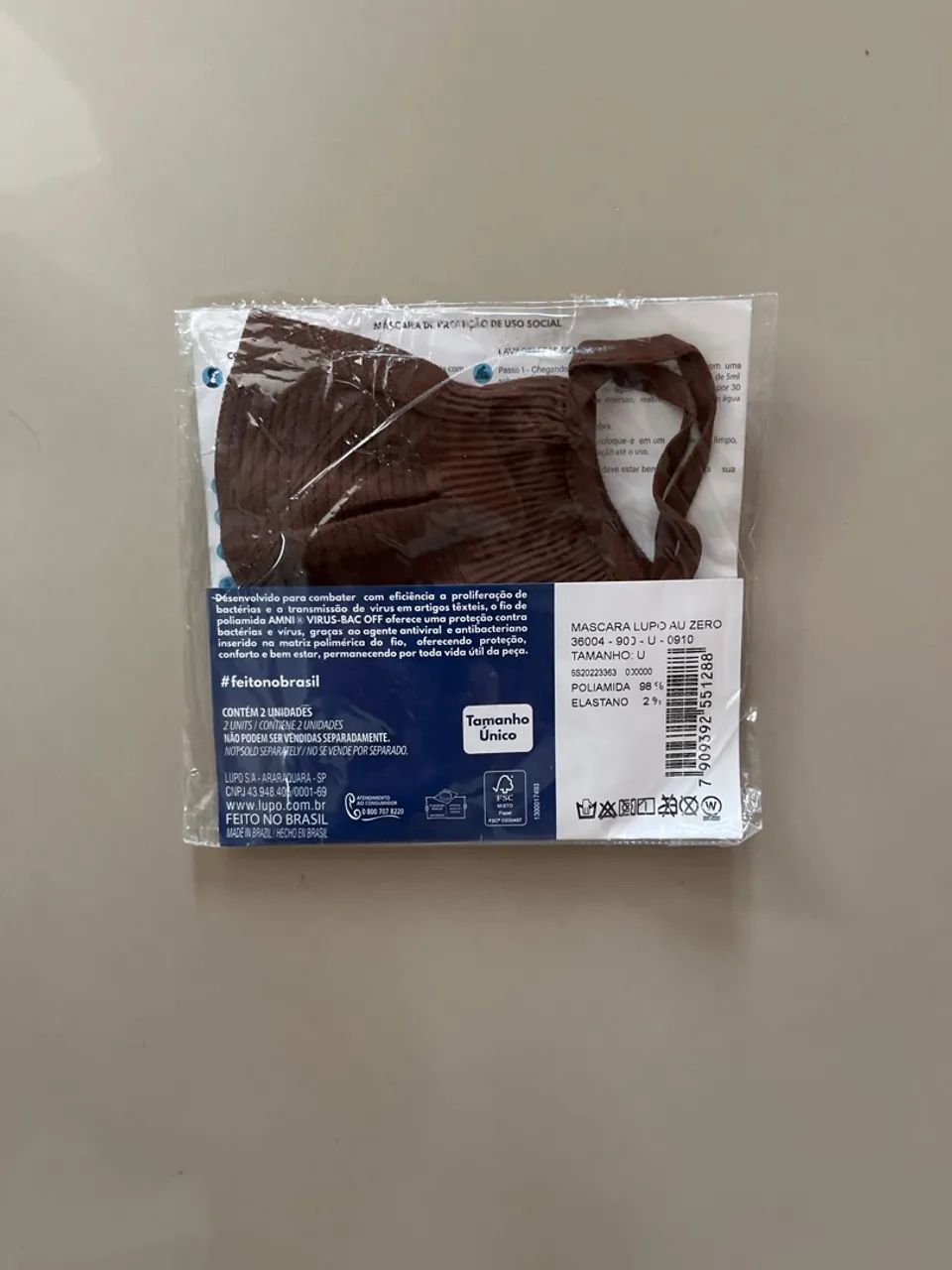 Máscaras de tecido Lupo - Promoção! 1 unidade - Foto 4